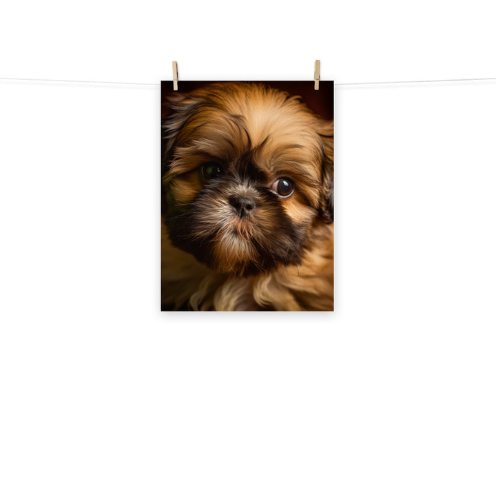 Shih Tzu Photo paper poster - PosterfyAI.com