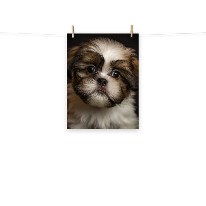 Shih Tzu Photo paper poster - PosterfyAI.com