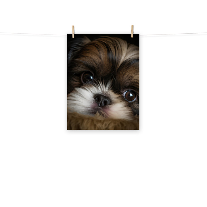 Shih Tzu Photo paper poster - PosterfyAI.com