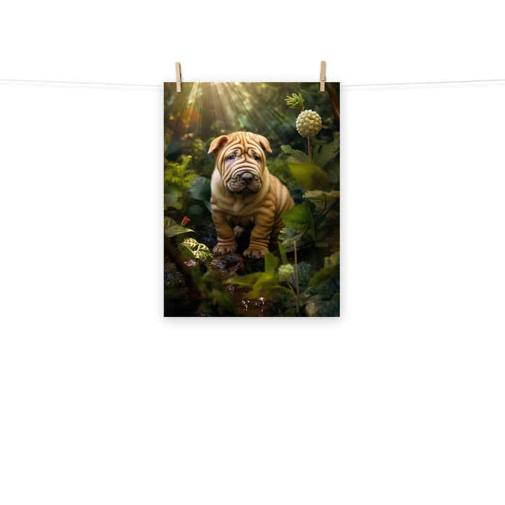 Shar Pei Photo paper poster - PosterfyAI.com