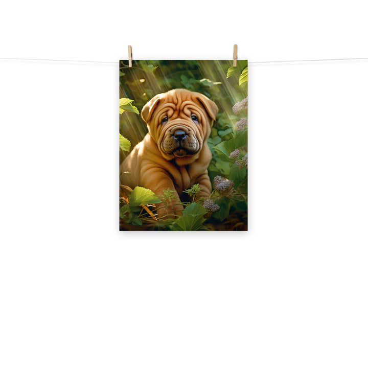 Shar Pei Photo paper poster - PosterfyAI.com