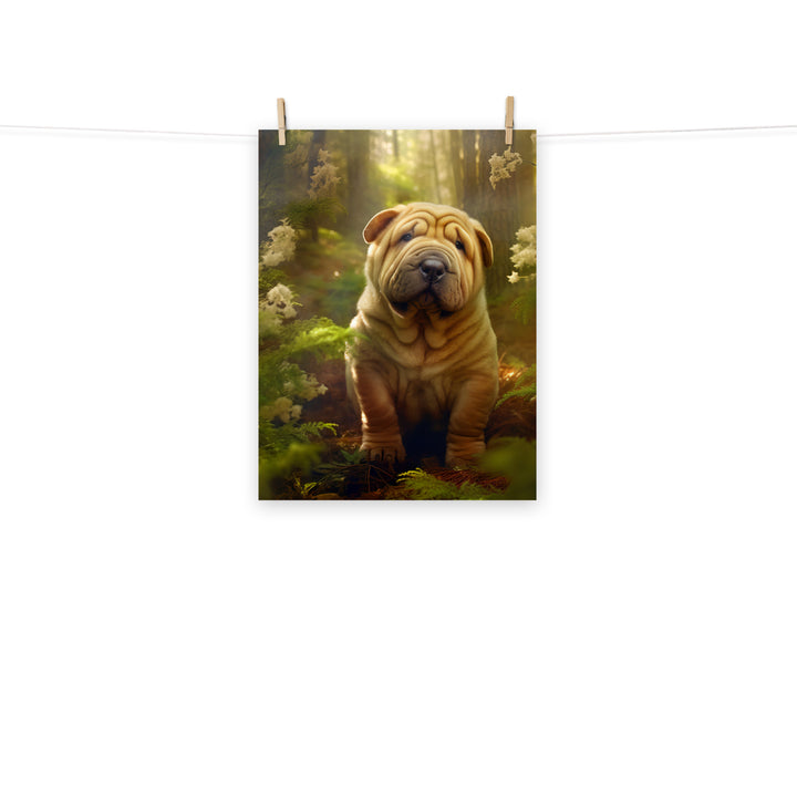 Shar Pei Photo paper poster - PosterfyAI.com