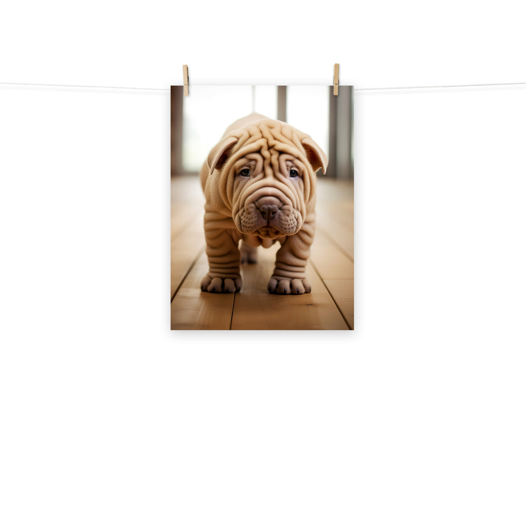 Shar Pei Photo paper poster - PosterfyAI.com