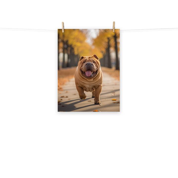 Shar Pei Photo paper poster - PosterfyAI.com