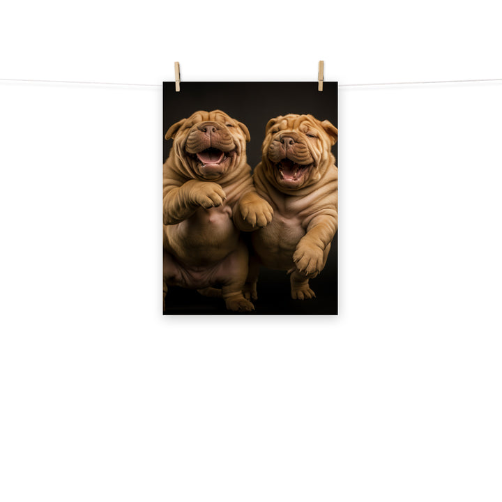 Shar Pei Photo paper poster - PosterfyAI.com