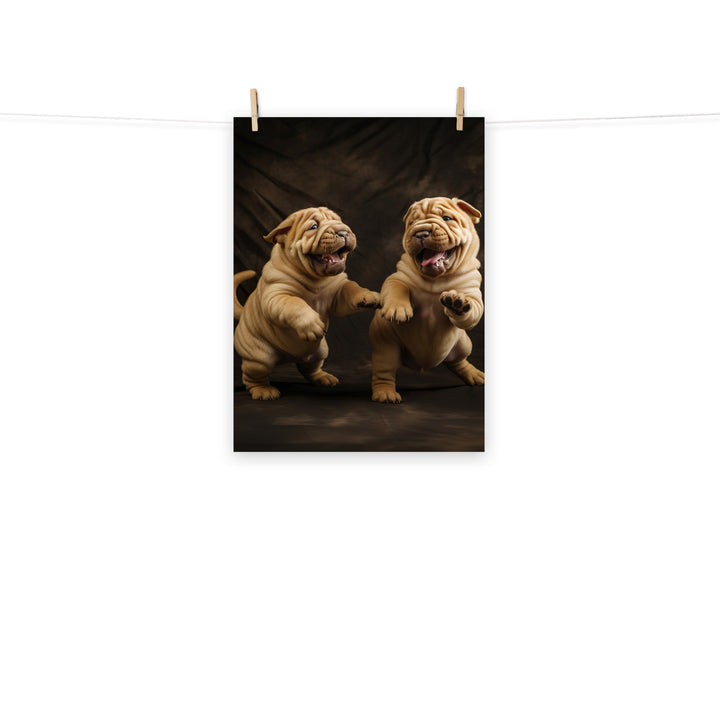 Shar Pei Photo paper poster - PosterfyAI.com