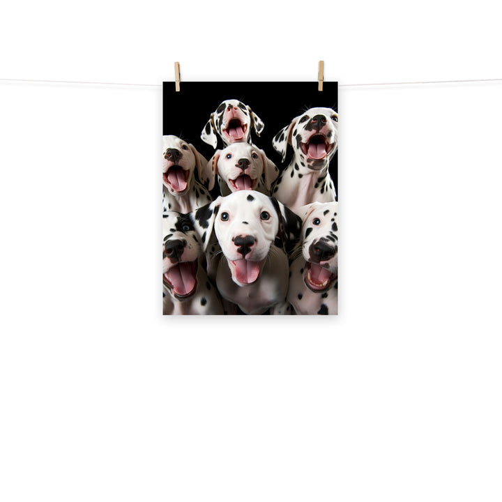 Dalmatian Photo paper poster - PosterfyAI.com