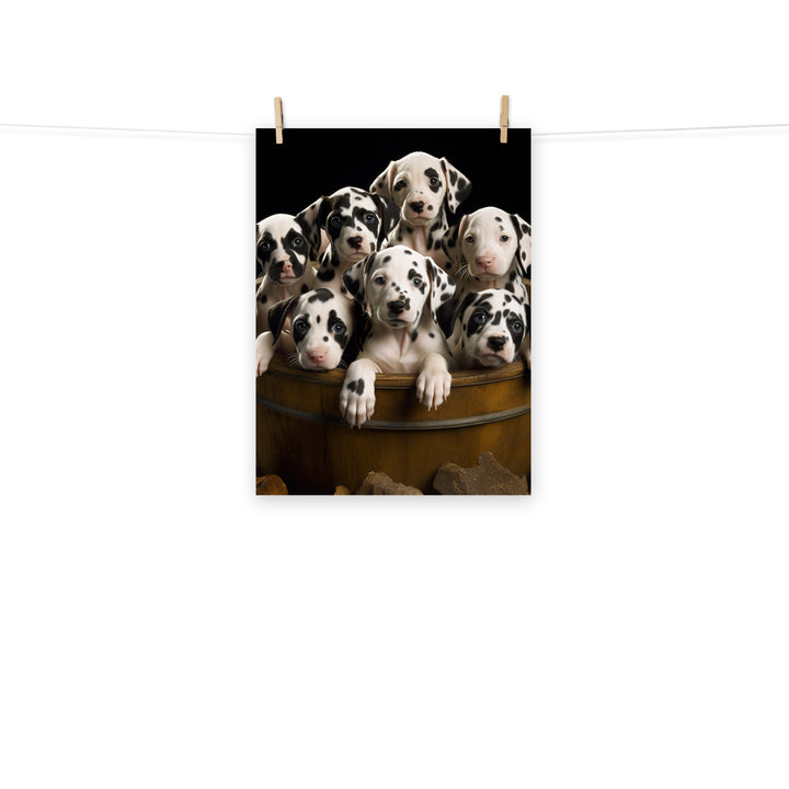 Dalmatian Photo paper poster - PosterfyAI.com