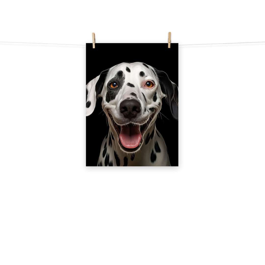 Dalmatian Photo paper poster - PosterfyAI.com