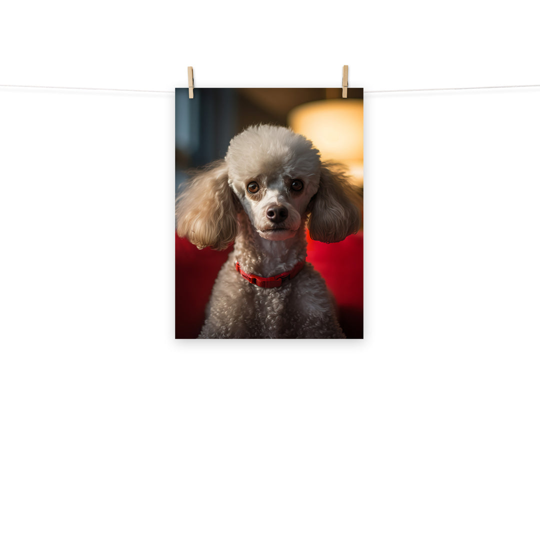 Poodle Photo paper poster - PosterfyAI.com