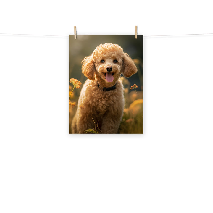 Poodle Photo paper poster - PosterfyAI.com