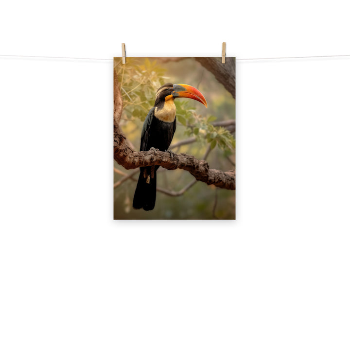 Hornbill Photo paper poster - PosterfyAI.com