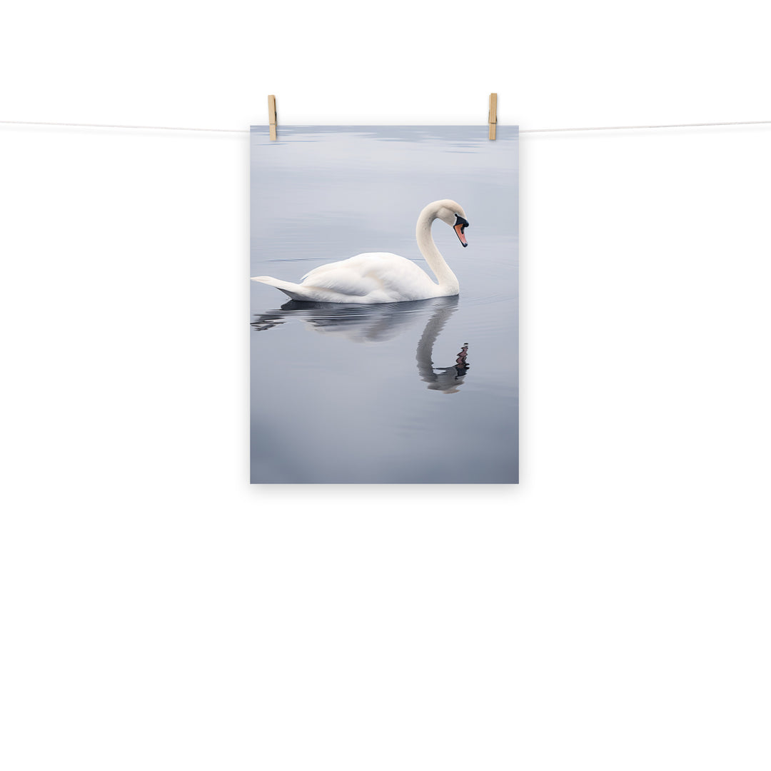 Swan Photo paper poster - PosterfyAI.com