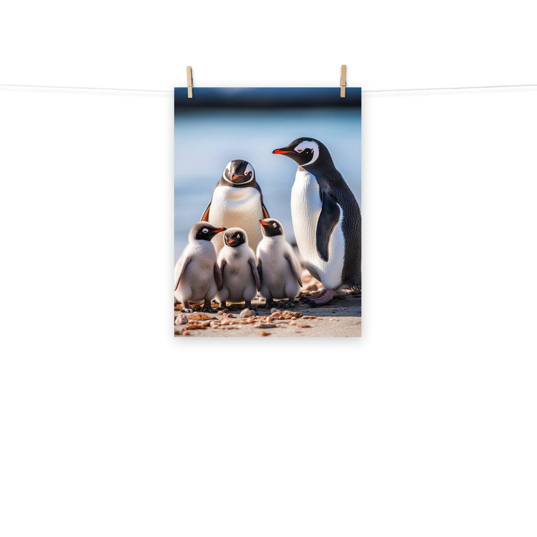Penguin Photo paper poster - PosterfyAI.com