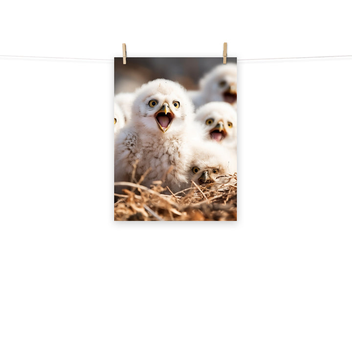 Owl Photo paper poster - PosterfyAI.com