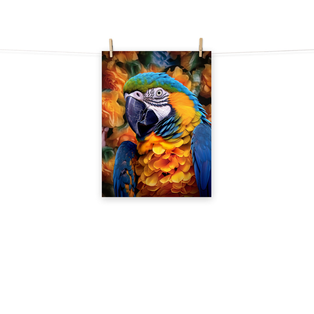 Macaw Photo paper poster - PosterfyAI.com