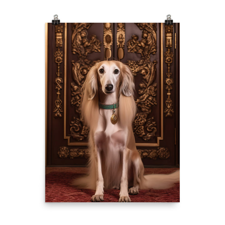 Regal Saluki Photo paper poster - PosterfyAI.com