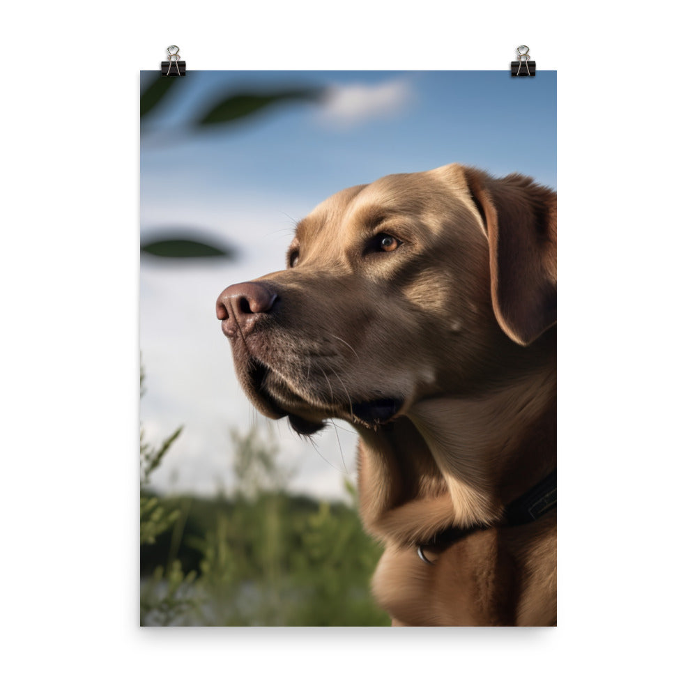 Weimaraner Photo paper poster - PosterfyAI.com