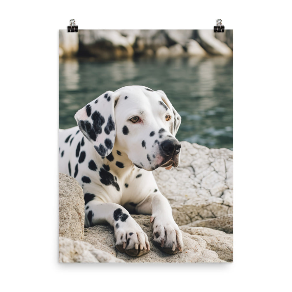 Dalmatian Daydream Photo paper poster - PosterfyAI.com