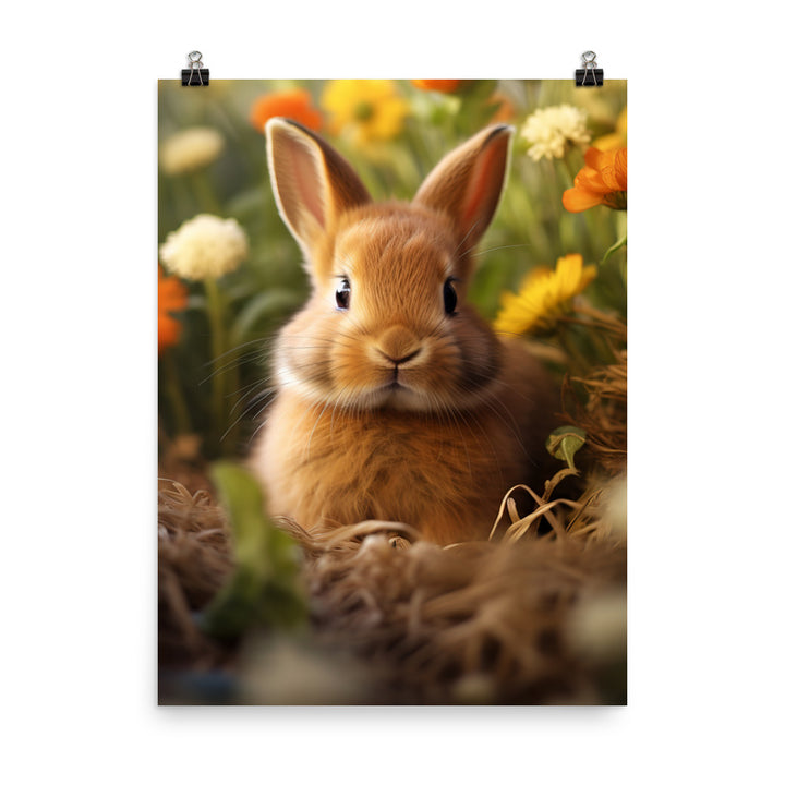 Cute Cinnamon Bundle of Joy Photo paper poster - PosterfyAI.com