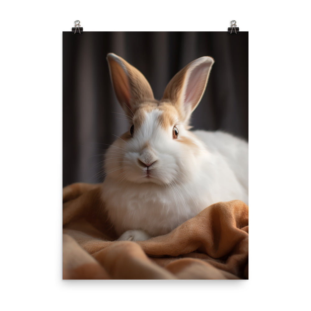 Beveren Bunny Photo paper poster - PosterfyAI.com