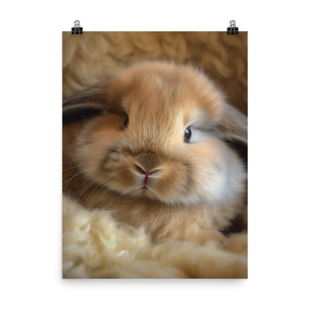 American Fuzzy Lop Photo paper poster - PosterfyAI.com