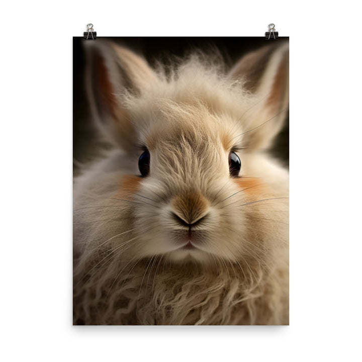 Charming Jersey Wooly Bunny Photo paper poster - PosterfyAI.com