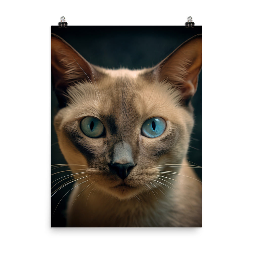 World of Tonkinese Cat Photo paper poster - PosterfyAI.com