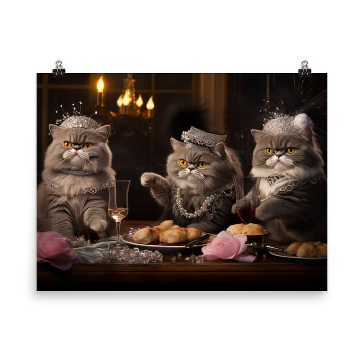 Exotic Shorthair Photo paper poster - PosterfyAI.com