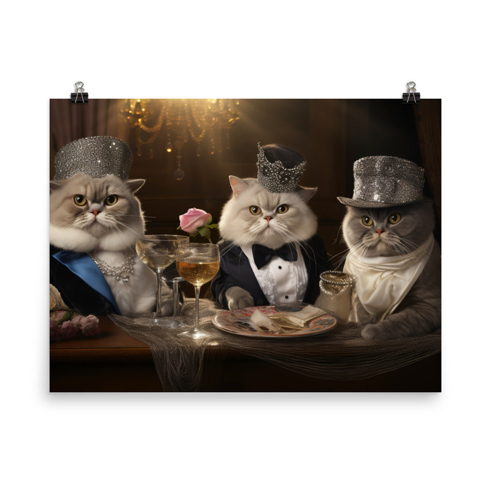 Exotic Shorthair Photo paper poster - PosterfyAI.com