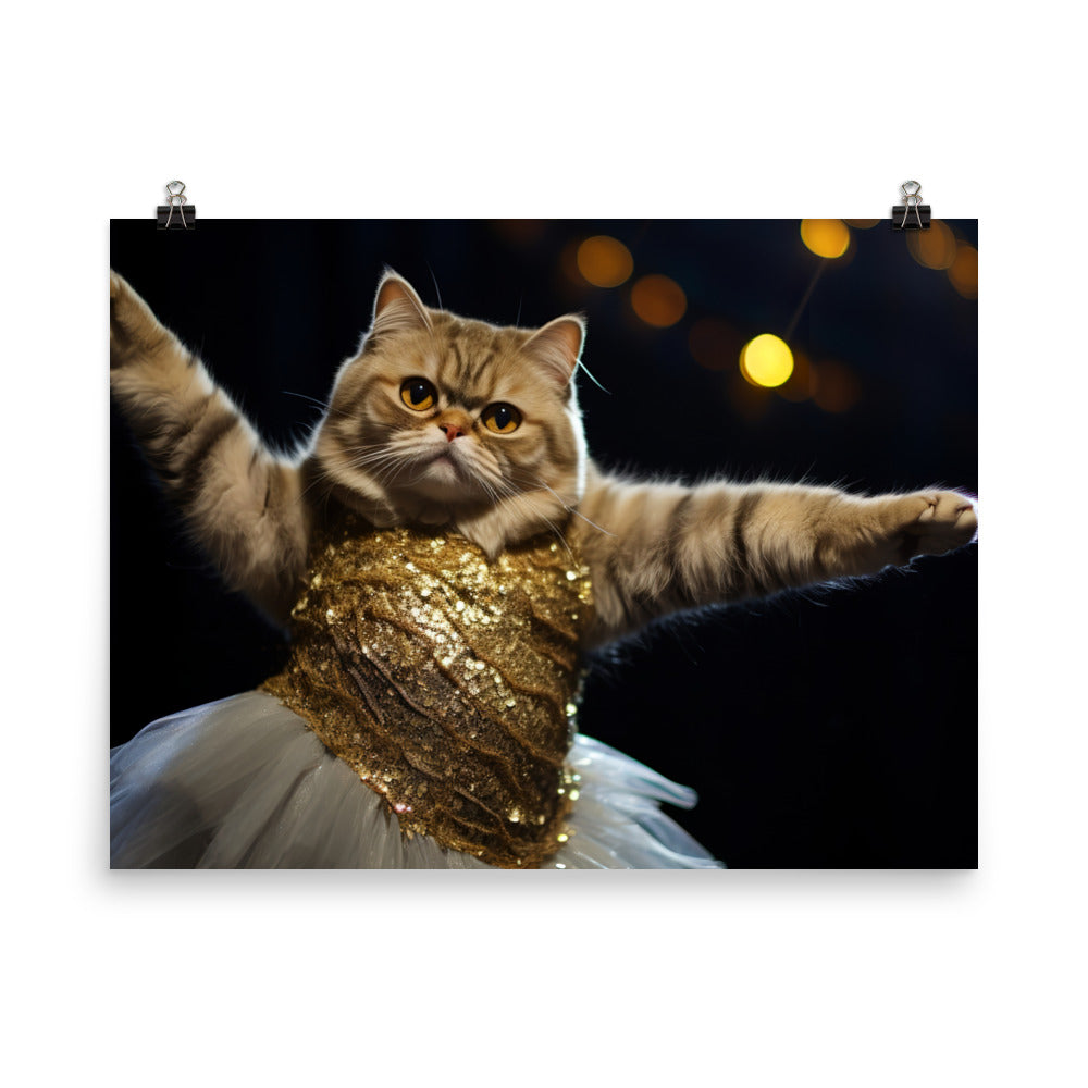 Exotic Shorthair Photo paper poster - PosterfyAI.com