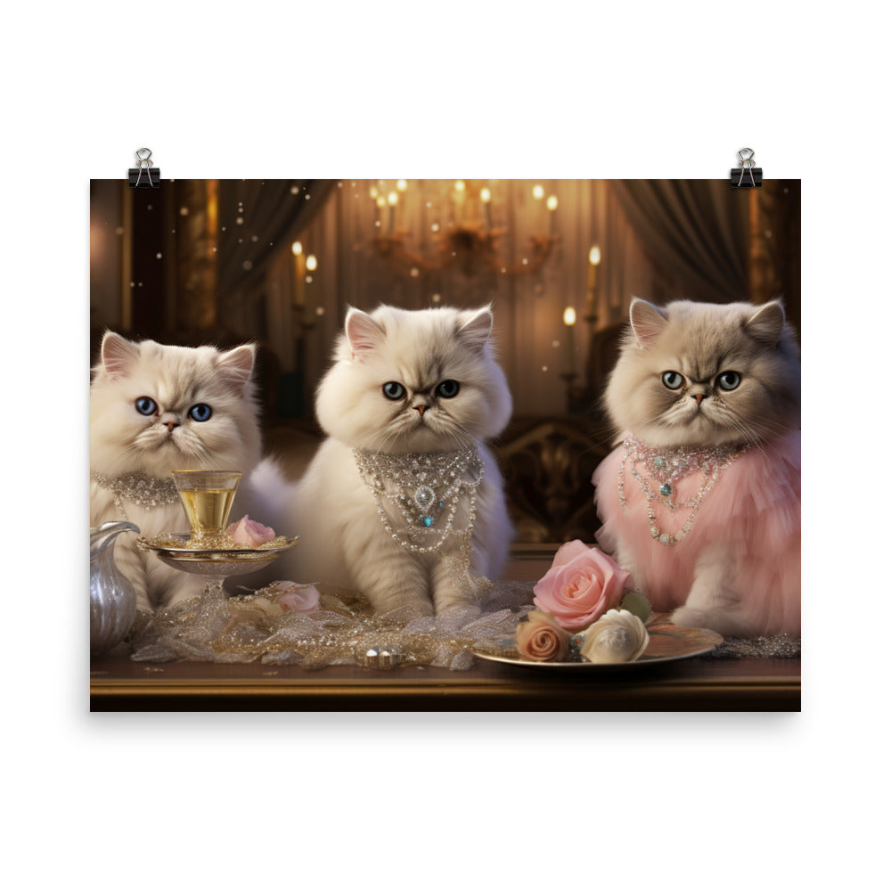 Exotic Shorthair Photo paper poster - PosterfyAI.com