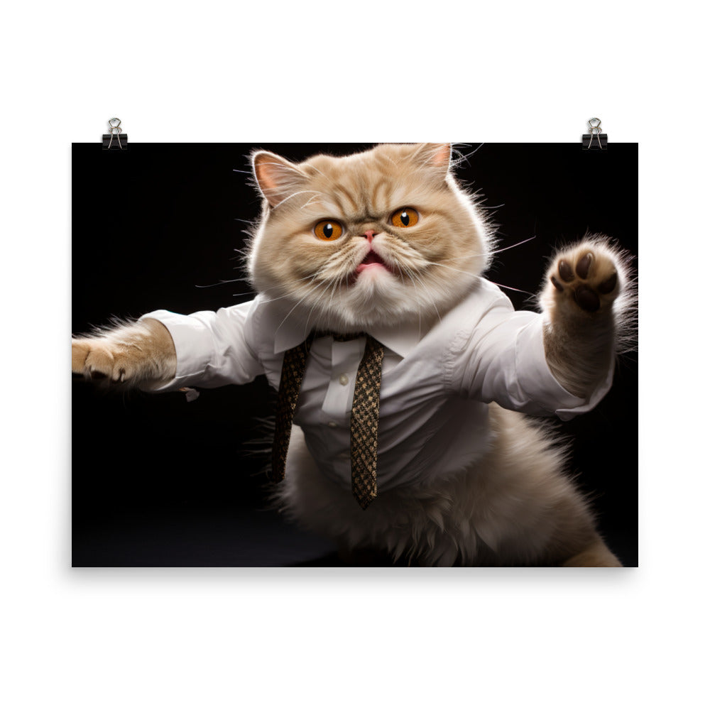 Exotic Shorthair Photo paper poster - PosterfyAI.com