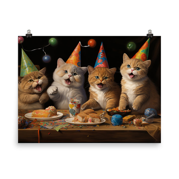 Exotic Shorthair Photo paper poster - PosterfyAI.com