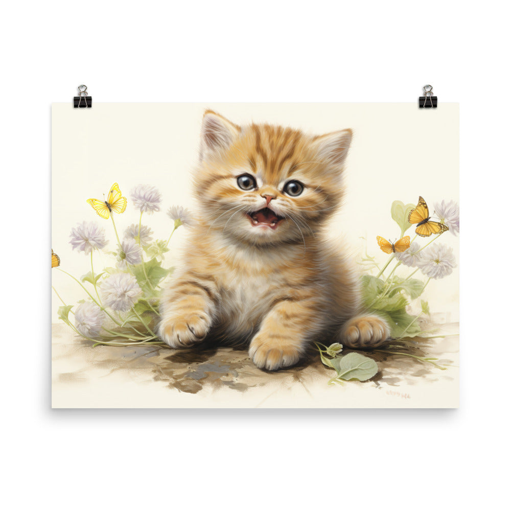 Exotic Shorthair Photo paper poster - PosterfyAI.com