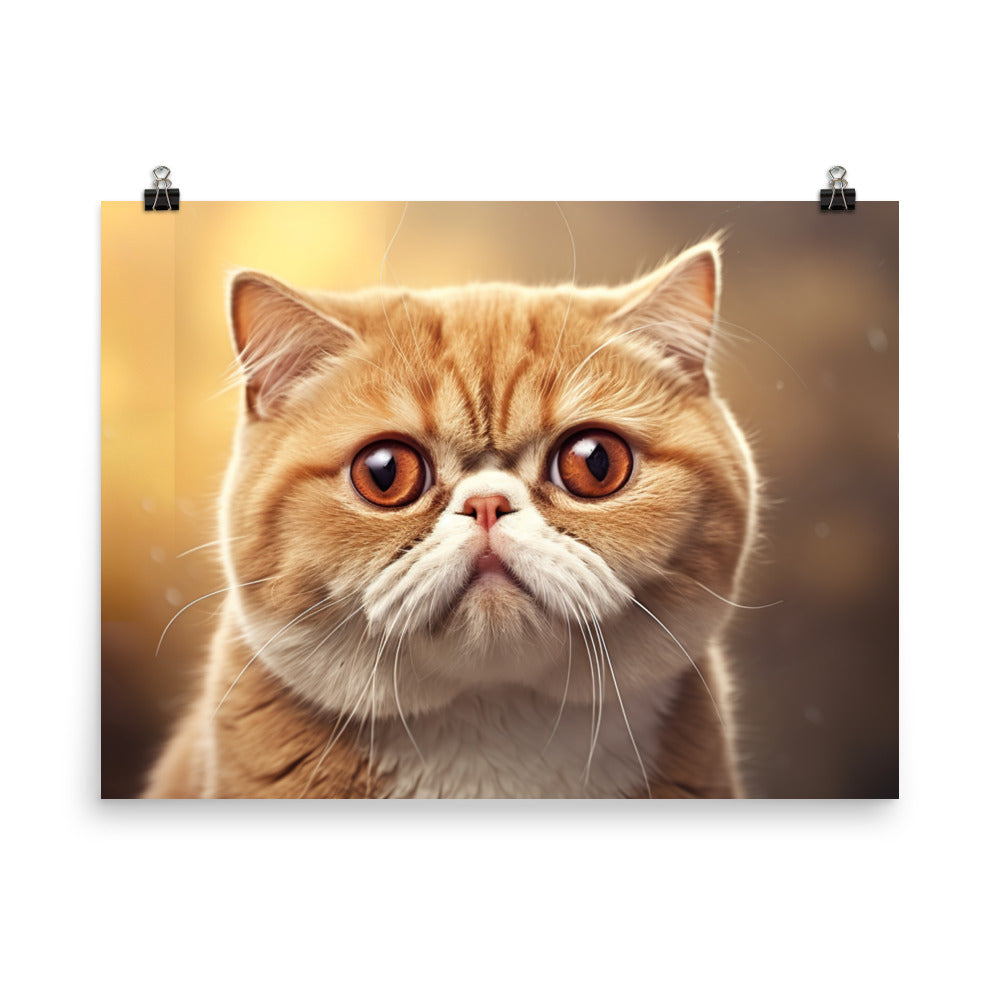 Exotic Shorthair Photo paper poster - PosterfyAI.com