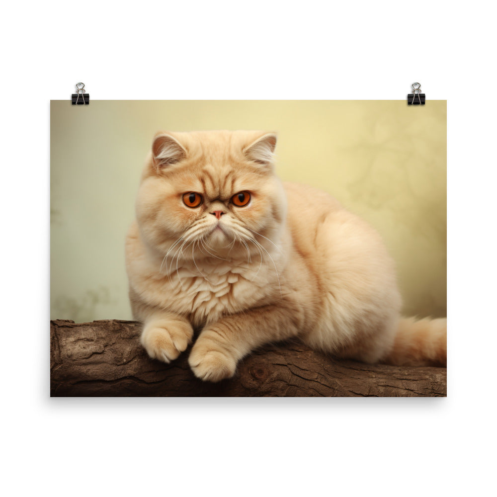 Exotic Shorthair Photo paper poster - PosterfyAI.com