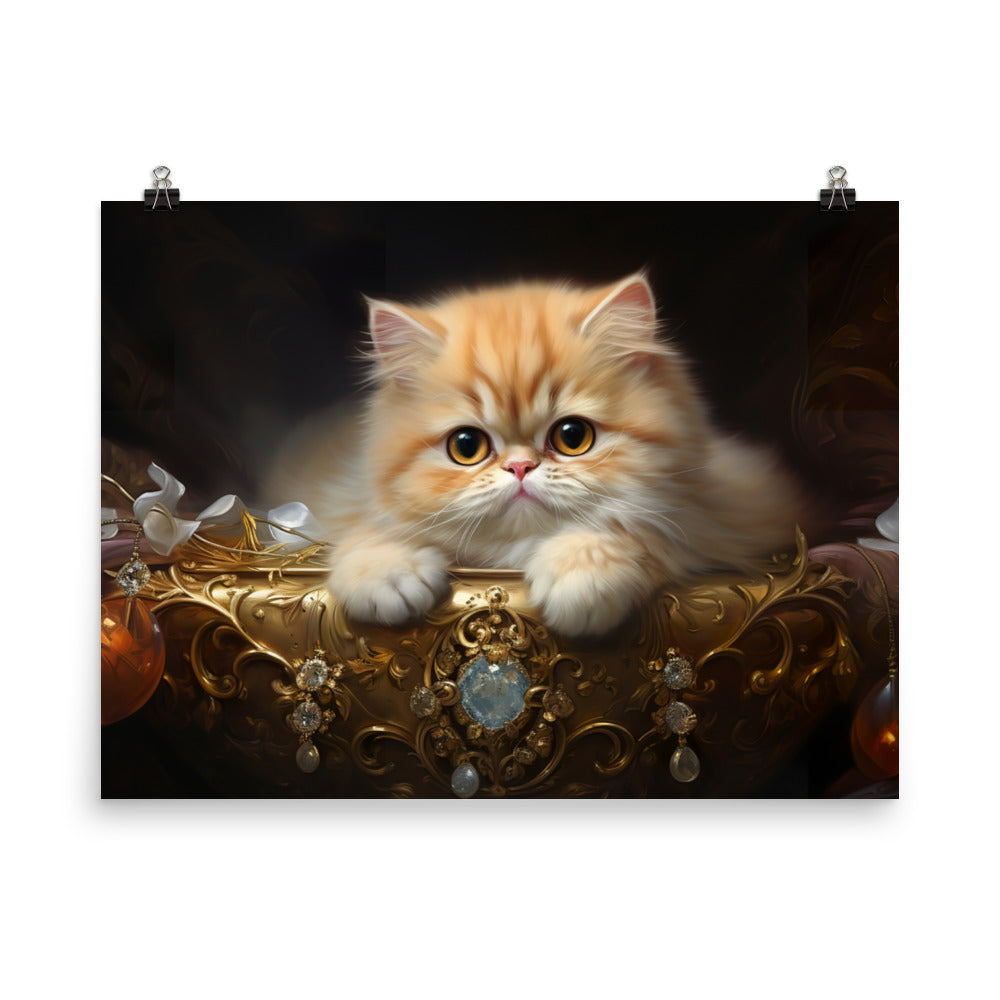 Exotic Shorthair Photo paper poster - PosterfyAI.com