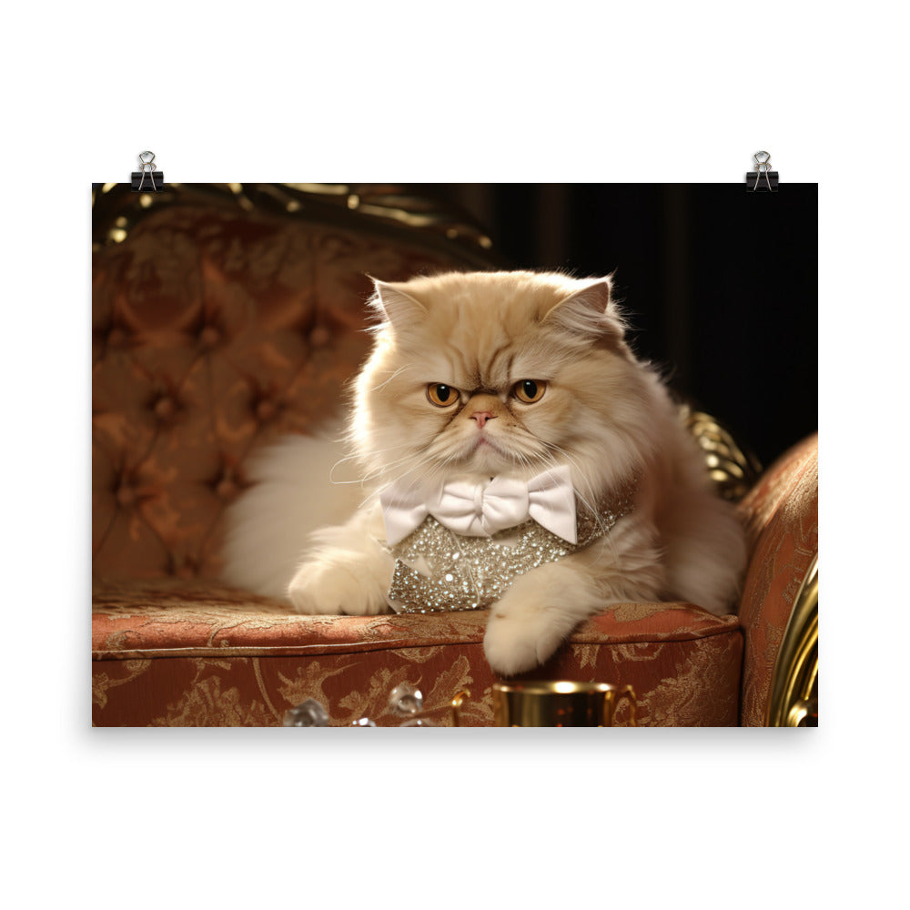 Exotic Shorthair Photo paper poster - PosterfyAI.com