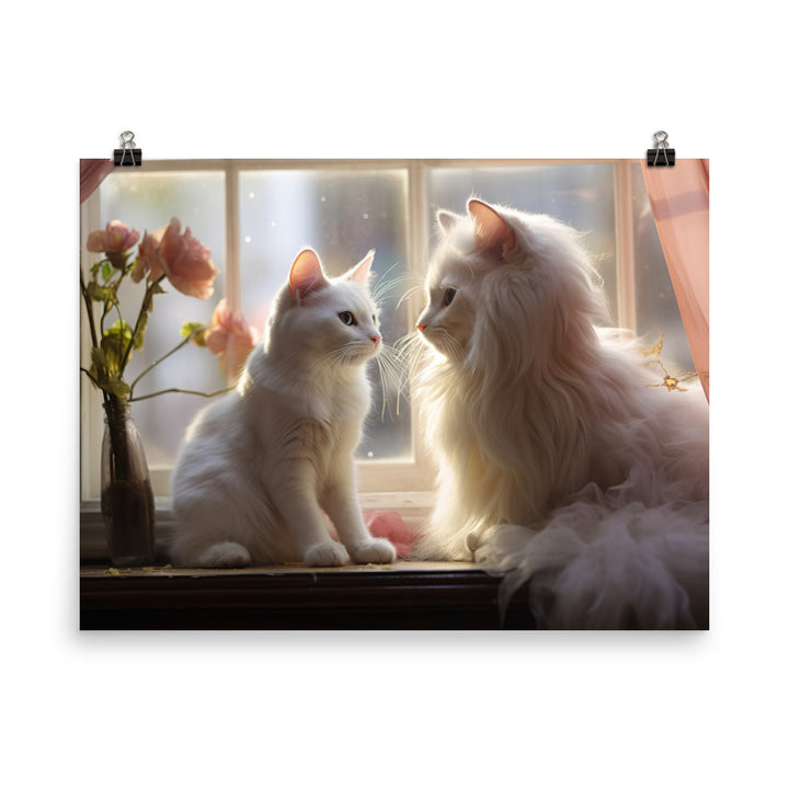 Turkish Van Photo paper poster - PosterfyAI.com