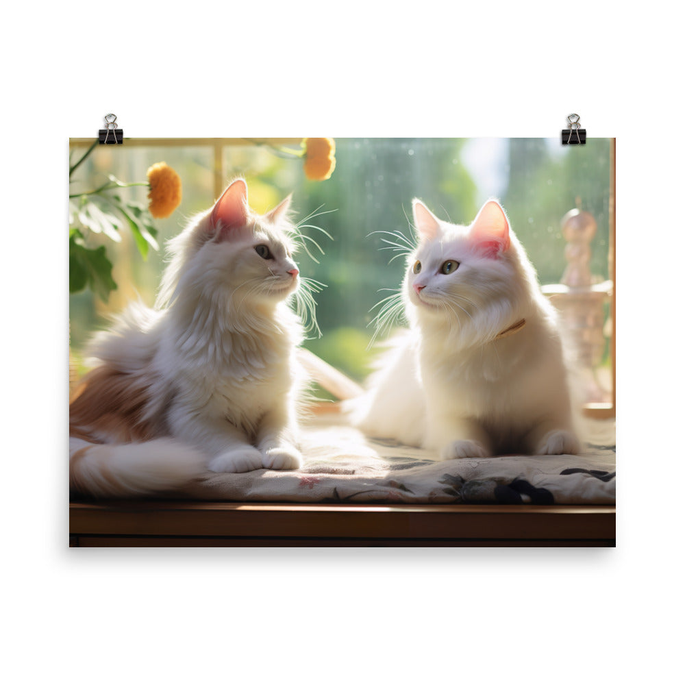 Turkish Van Photo paper poster - PosterfyAI.com