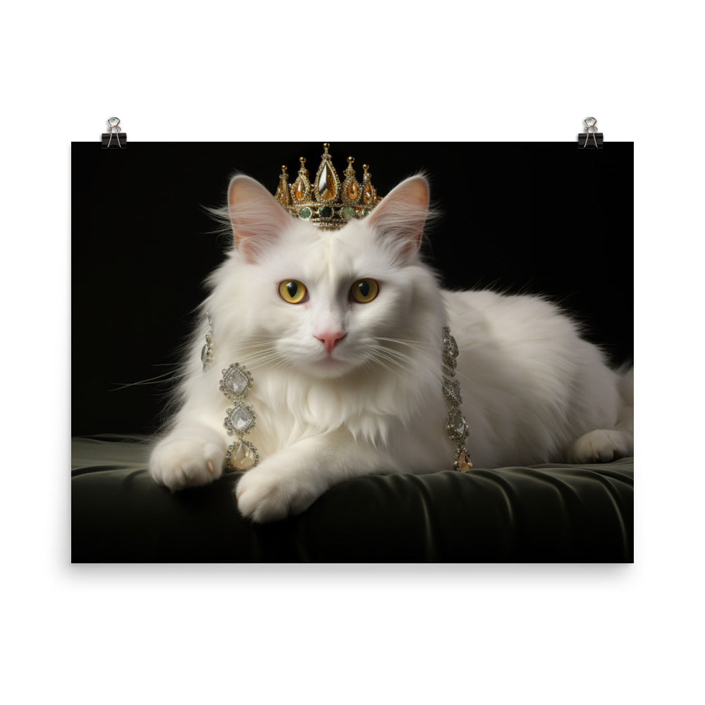 Turkish Van Photo paper poster - PosterfyAI.com