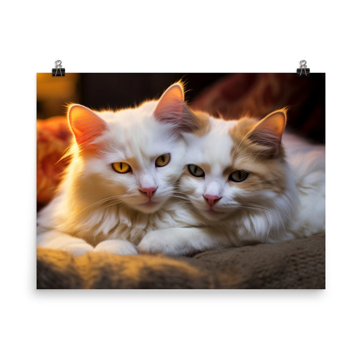 Turkish Van Photo paper poster - PosterfyAI.com