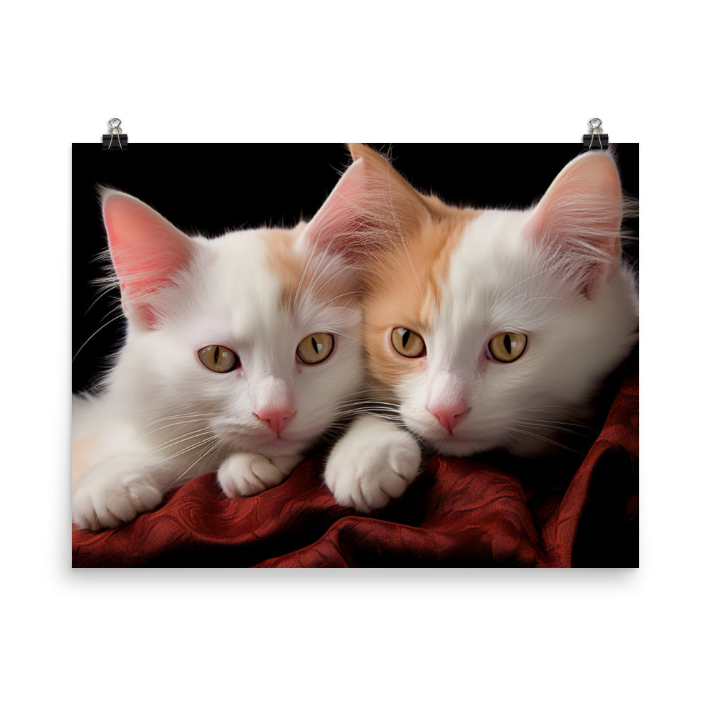 Turkish Van Photo paper poster - PosterfyAI.com