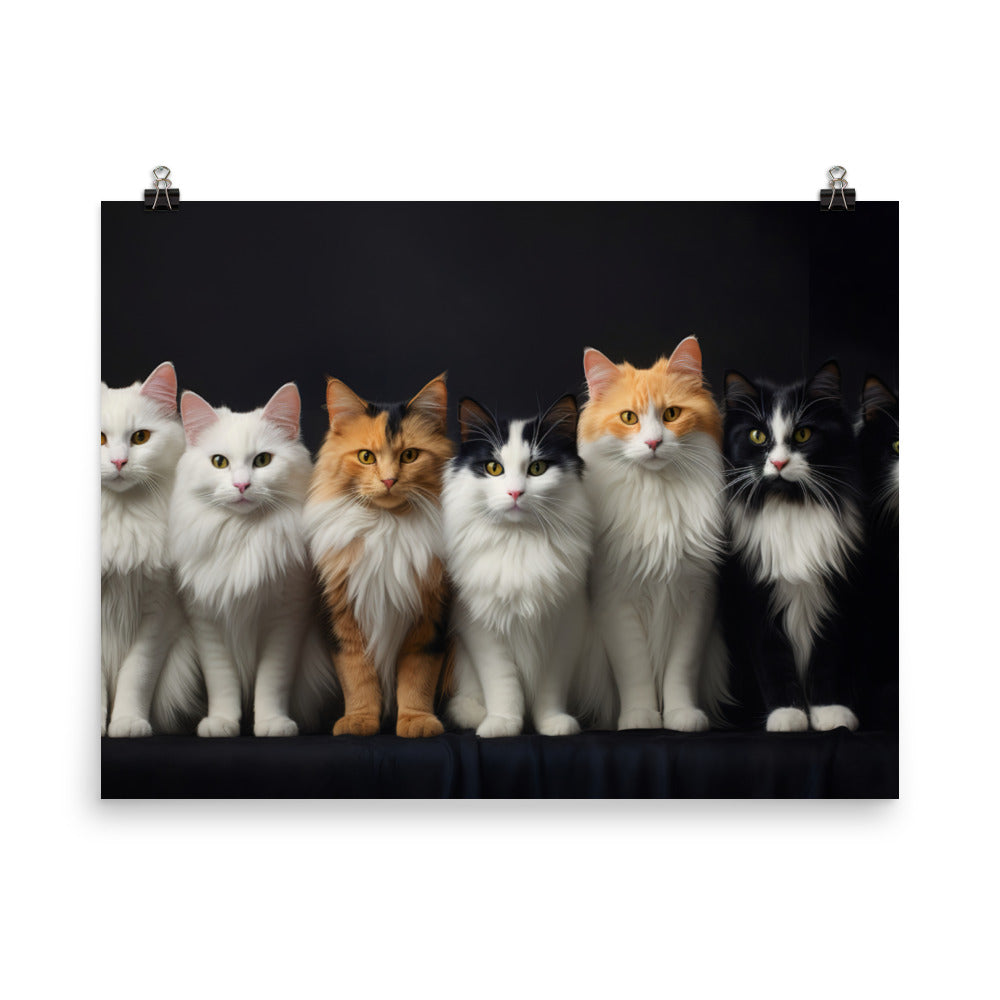 Turkish Van Photo paper poster - PosterfyAI.com