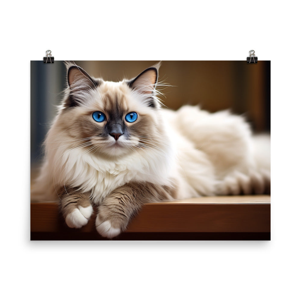 Ragdoll Photo paper poster - PosterfyAI.com