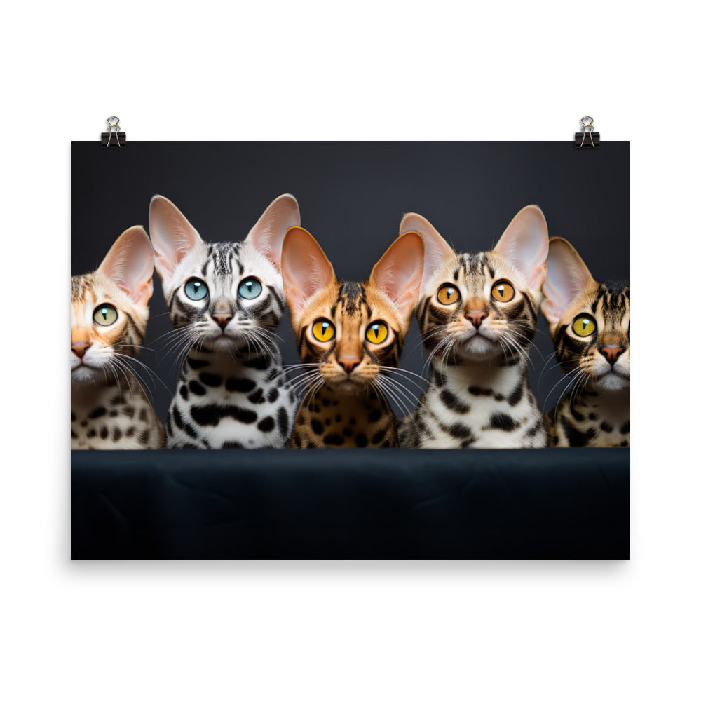 Ocicat Photo paper poster - PosterfyAI.com