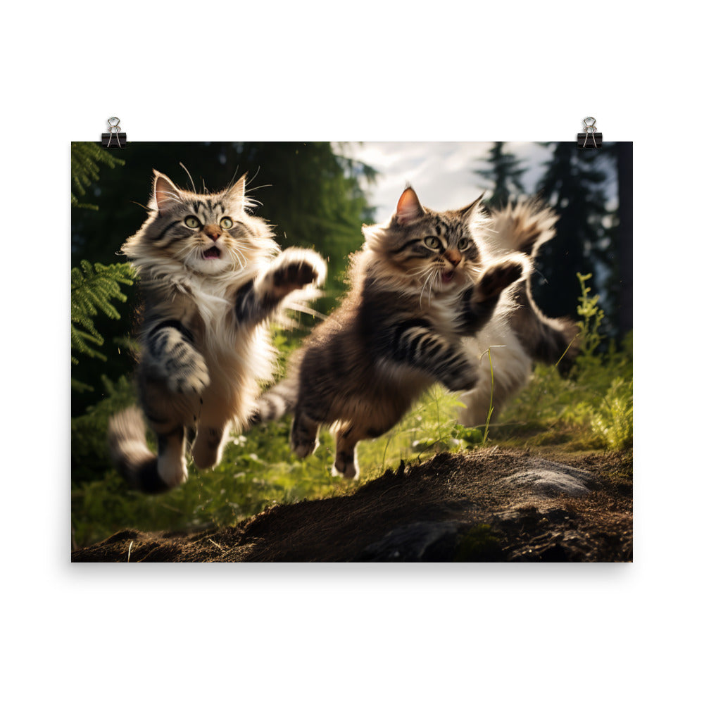 Norwegian Forest Photo paper poster - PosterfyAI.com