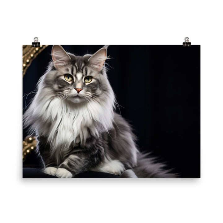 Norwegian Forest Photo paper poster - PosterfyAI.com