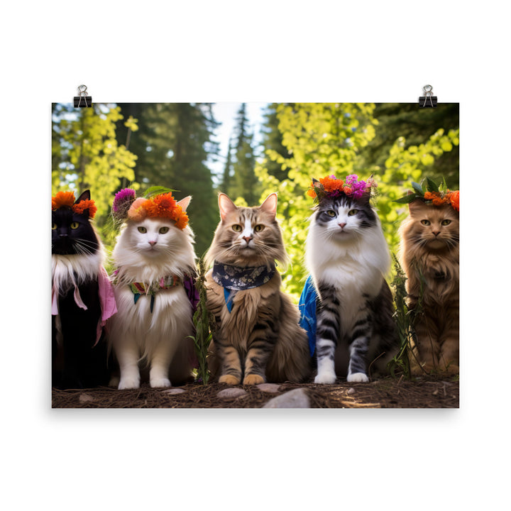 Norwegian Forest Photo paper poster - PosterfyAI.com